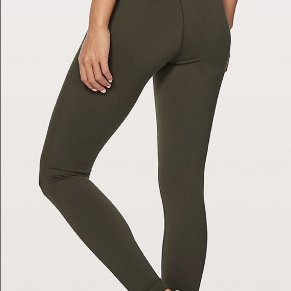 Lululemon Army Green Leggings
